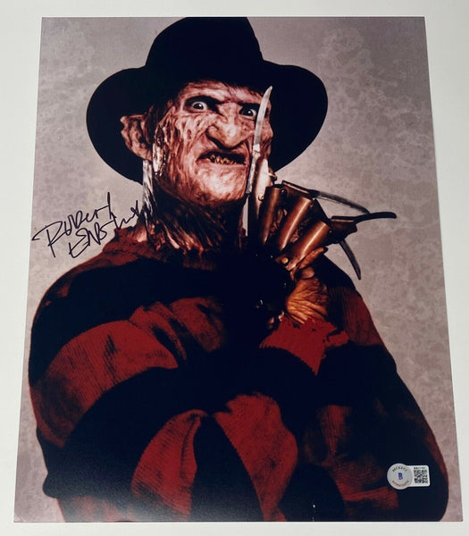 Robert Englund Signed 11x14 Photo Freddy A Nightmare on Elm Street Beckett COA